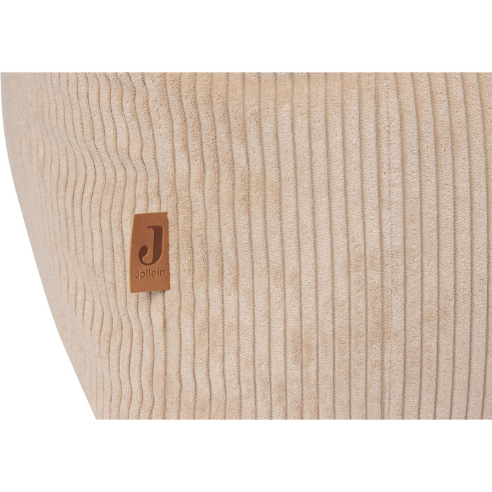 Дитяче крісло Jollein Вельвет, Натуральний Крісло-мішок для дітей Від 1 до 4 років Для хлопчиків та дівчаток Крісло для малюків 40x46x37 см