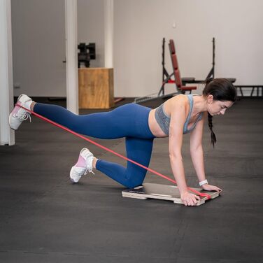 Тренувальна платформа Whiteoak еспандери та ізометрична тренажерна станція X3 в одному з протиковзкою опорною пластиною для домашнього використання Домашнє обладнання для тренувань Тренувальна платформа Solo