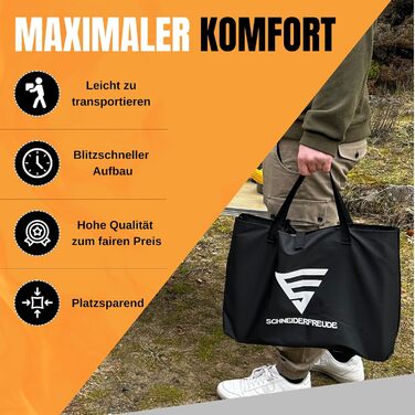 Складаний гриль 2.0 Регульований по висоті кемпінговий гриль з подвійними щипцями та сумкою вугільний гриль, протестований DEKRA, для використання на свіжому повітрі та барбекю. Складаний гриль з регулюванням висоти.