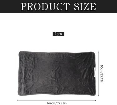 Підігріта ковдра, підігріта шаль, електрична підігріта накидка, підігріта ковдра з USB, 3 регульовані температури, підігріта ковдра для кемпінгу з USB, електрична підігріта ковдра, можна прати в пральній машині, для дому та офісу