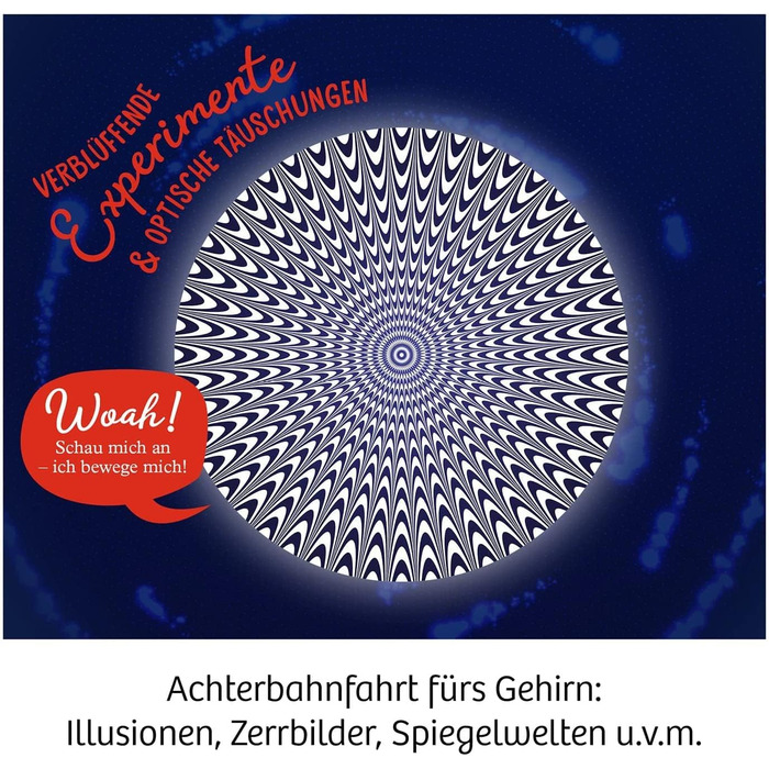 Набір для експериментів Fun Science Brain Tricks KOSMOS, оптичні ілюзії