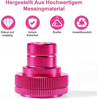 Швидкий адаптер ASOFTY CO2 сумісний з SodaStream Duo, Crystal 3.0, Gaia, Art, Terra, E-Duo, E-Terra Установка без пошкодження содогенератора, для 425 г циліндра Co2 60L трапецієподібна різьба TR21-4