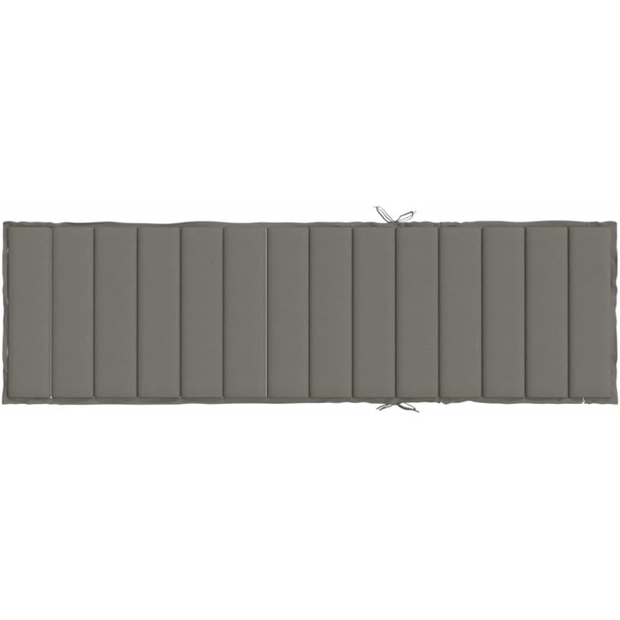 Подушка для шезлонгу CIADAZ Melange Dark Grey 200x60x4 см Тканина, Подушка для шезлонга, Подушка для шезлонга, Подушка для шезлонга, Подушка для лавки, Подушка для стільця для високих стільців, Подушки для шезлонгів - 4002510