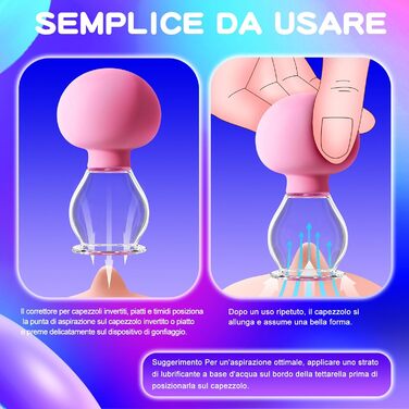 Вакуумний стимулятор сосків AAVIBE для жінок