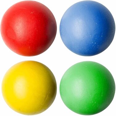 Дерев&39яний набір для крокету з молотками, м&39ячами, металевими хвіртками та стійками воріт, у практичній сітці для перенесення, цікава гра для дозвілля в саду та парку - Idena 40609