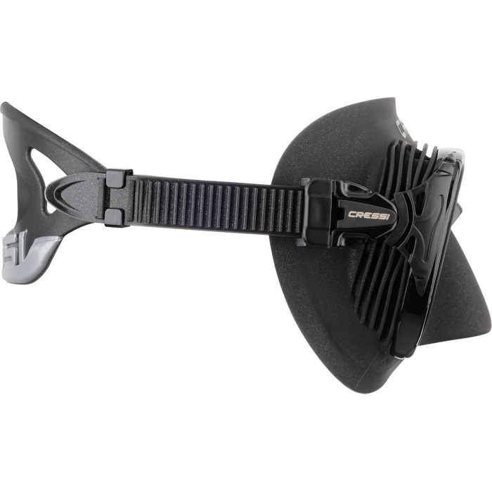 Набір для підводного плавання Cressi Quantum Itaca Ultra Dry Combo, один розмір, чорний/чорний