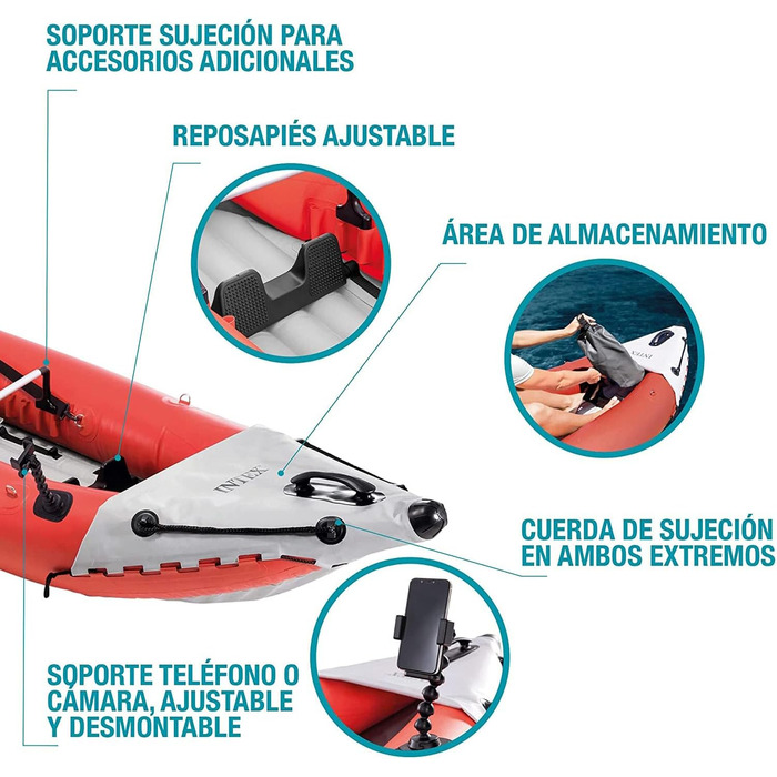 Надувний каяк на 2 особи