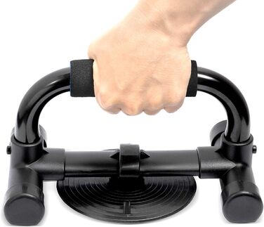 Ручки для віджимань - Протиковзке покриття - Суцільнометалеві перекладини для віджимань - Ручки та стійки для віджимань - Фітнес-обладнання для калістеніки для дому та на свіжому повітрі