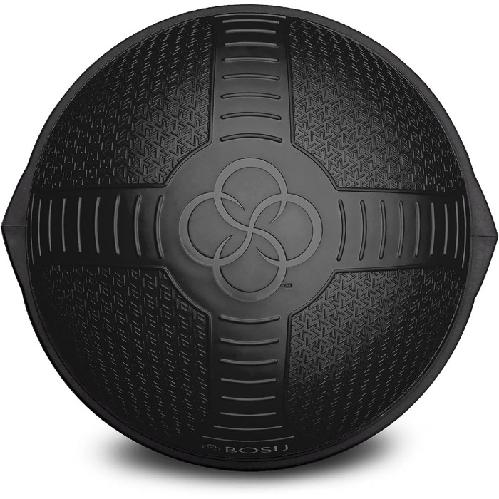 Тренажер для балансування BOSU NexGen для домашнього використання, ідеально підходить для точної постави та формування сигналів для кардіо, вправ на гнучкість, силу, кор, баланс або мобільність. Чорний.
