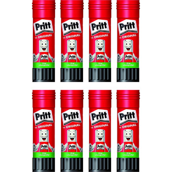 Клей-олівець Pritt, прозорий, миється, знімний, без розчинників, 43 г (8 шт. ) 8 шт. 43 г