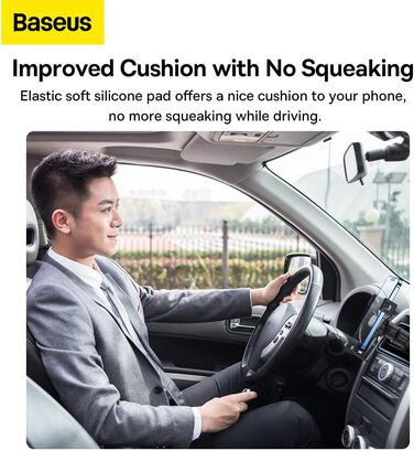 Автомобільне кріплення Baseus Stable Gravity, Lite Black
