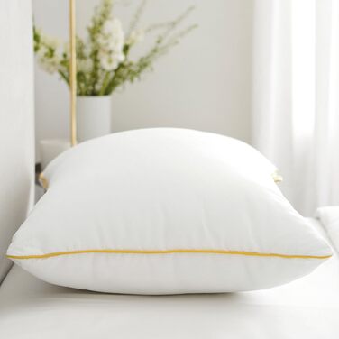 Регульована подушка Brightr Sleep Nox з гіпоалергенною мідною наволочкою М&39яка як пух, регульована висота та м&39якість, комплект з