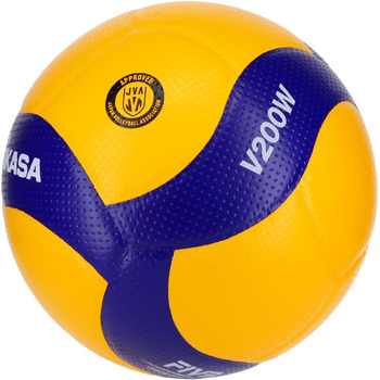 Професійний волейбольний м'яч Mikasa V200W (FIVB Official Game Ball), Змагальний рівень, 18 панелей, Технологія Double Dimple, Розмір 5
