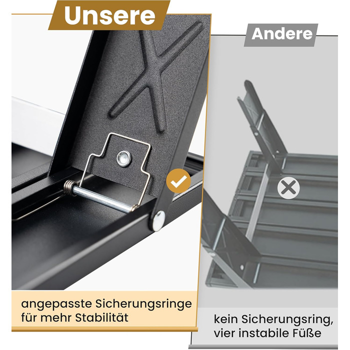 Складаний кемпінговий стіл OneTigris, маленький алюмінієвий, складний кемпінговий стіл, надлегкий портативний вуличний стіл, вантажопідйомність до 30 кг для використання на свіжому повітрі, для походів (39,5 x 29 x 12,5 см)