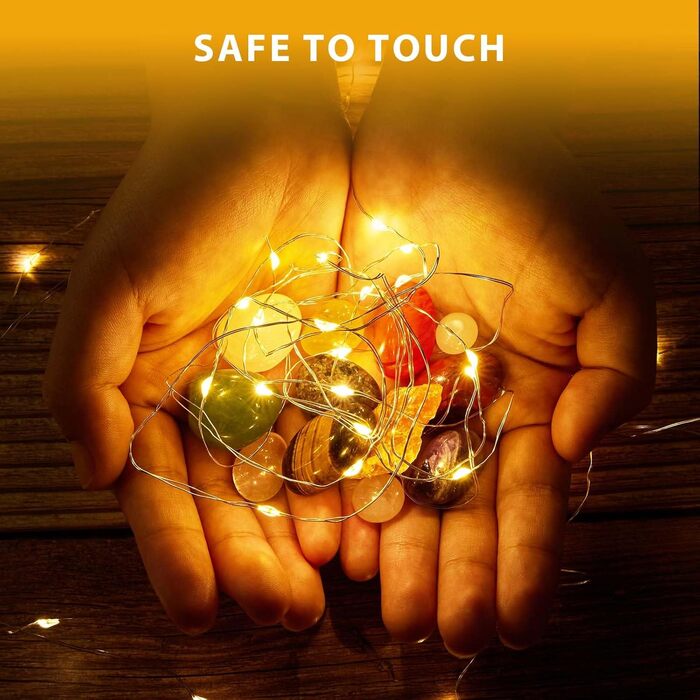 Батарея світлодіодних казкових гірлянд Vacoulery, 20 шт. мідного дроту, світловий ланцюжок 1M 10 світлодіодів, різдвяні гірлянди д