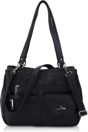 Сумка для поцілунку ангела Шкіряна жіноча сумка через плече Сумка сумки Водонепроникний тотализатор Сумка з багатофункціональною р