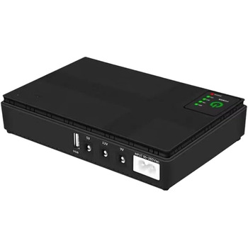 Комплект джерела безперебійного живлення Mini UPS USB 10400mAh Резервне живлення для WiFi роутера CCTV (розетка ЄС)