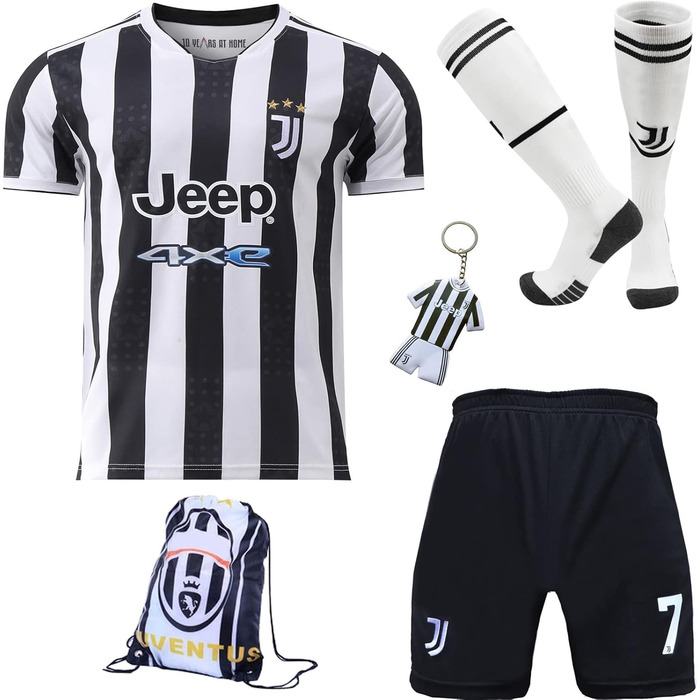 Дитячий футбол, футболка, шорти, шкарпетки, домашній набір 2021/2022, розмір 26 (8-9 років).