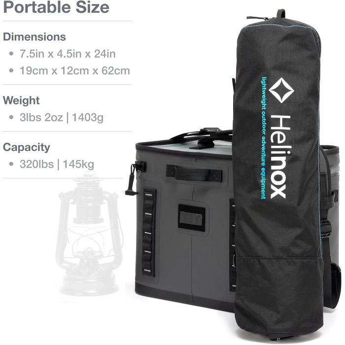 Крісло для кафе Helinox Портативне крісло для кафе для кемпінгу та пікніків (койотовий коричневий)