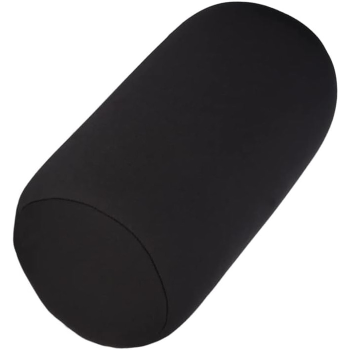 Мікро Міні Подушка Мікро Міні Міні Міні Міні Мікробісер Подушка для спини Рулон Декоративна Подушка Подорож Додому Сон Шия Підтримка Зручна (Чорна)