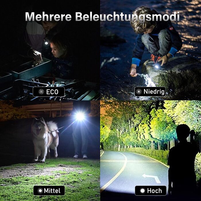 Світлодіодний ліхтарик Sofirn SK30, акумуляторний USB-C, тактичний ліхтарик 3000 люмен, надзвичайно яскравий з 6 режимами світла, максимальна дальність 392 м, з батареєю для EDC, екстрених ситуацій, кемпінгу на природі, пошуку та порятунку