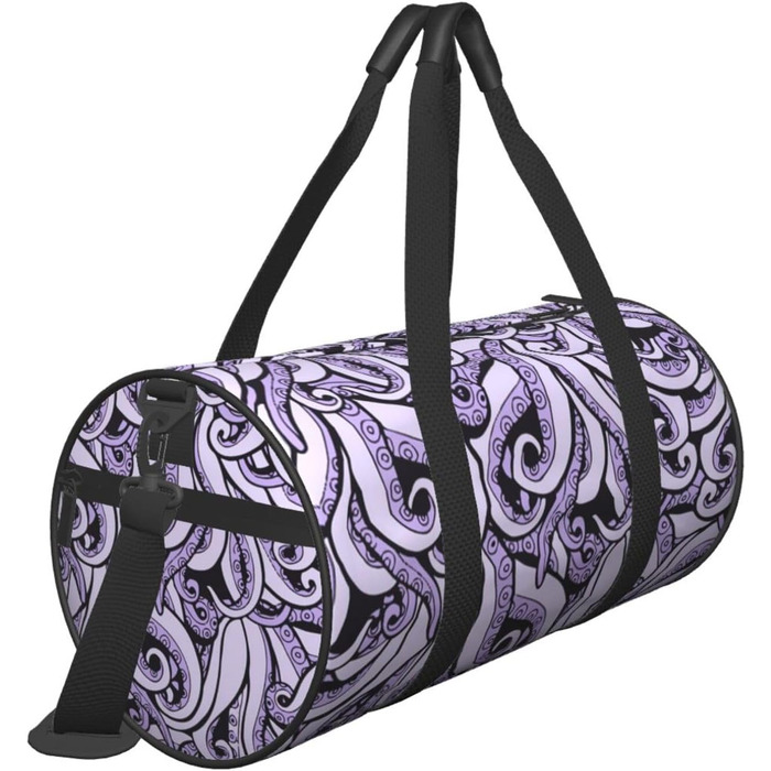 Спортивна сумка для подорожей, дизайн відьма, натхненний морем, чорний колір, універсальний розмір, дорожня сумка