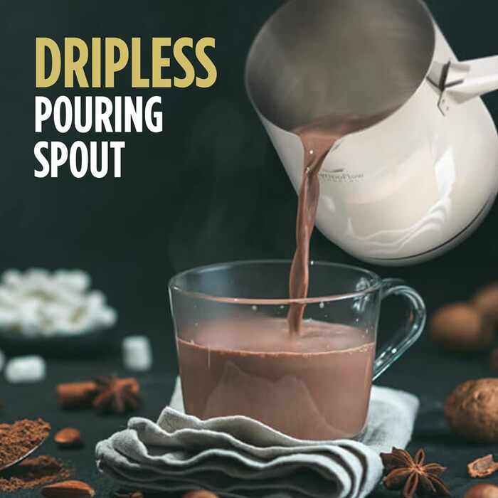 Індукційний горщик Moka з нержавіючої сталі ROSMARINO, 700 мл, сучасний турецький кавник Cezve з 3-шаровою сталевою основою, підхо