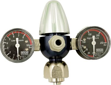 Редуктор тиску CO2 підходить для Quooker Cube на стандартних пляшках C0 2 кг, 6 кг, 10 кг включно з редуктором тиску, подовжувальним шлангом і матеріалом з'єднання, штепсельною системою