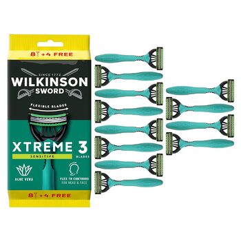 Одноразові чоловічі бритви Wilkinson Sword Xtreme 3 Sensitive 84