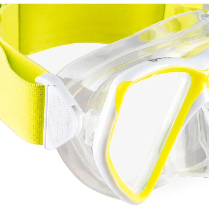 Набір для снорклінгу для дітей 814 років, ергономічна маска, напівсуха трубка з силіконовим мундштуком, жовтий