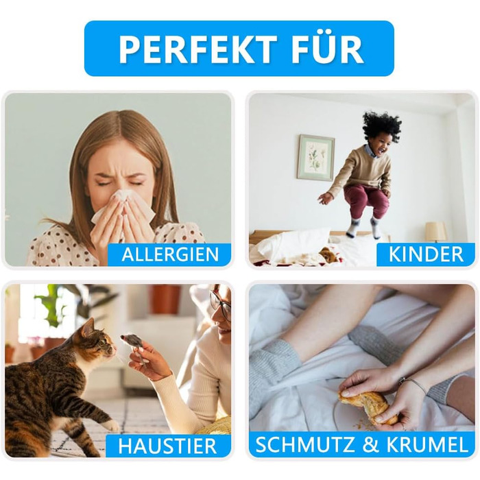 Водонепроникний підодіяльник, односторонній водонепроникний захисний чохол для дітей, людей похилого віку, домашніх тварин, собак, котів (сірий, 135 x 200 см) Сірий підодіяльник 135 x 200 см