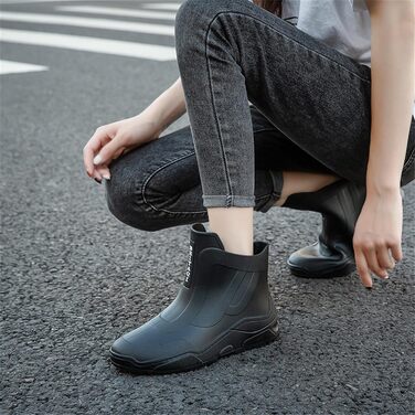 Гумові чоботи для чоловіків та жінок, водне взуття, пари, відповідні верхи, гумове взуття, повсякденне, модне, для активного відпочинку, роботи, риболовлі, миття автомобіля, кухні, не бахіли, гумові чоботи, зимові чоботи, модне взуття