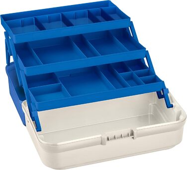 Коробка для рибальських снастей унісекс для дорослих, біло-синя, 396 x 235 x 203 мм, 145585