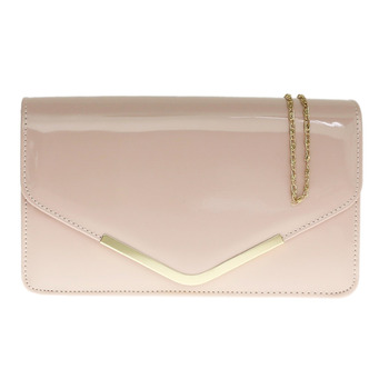 Вишукана сумочка-клатч Умшлаг з металевою рамкою та делікатним ремінцем