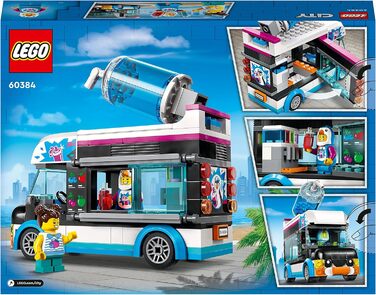 Конструктор LEGO City 60384, Фургон із напоями Slushy, 194 деталі