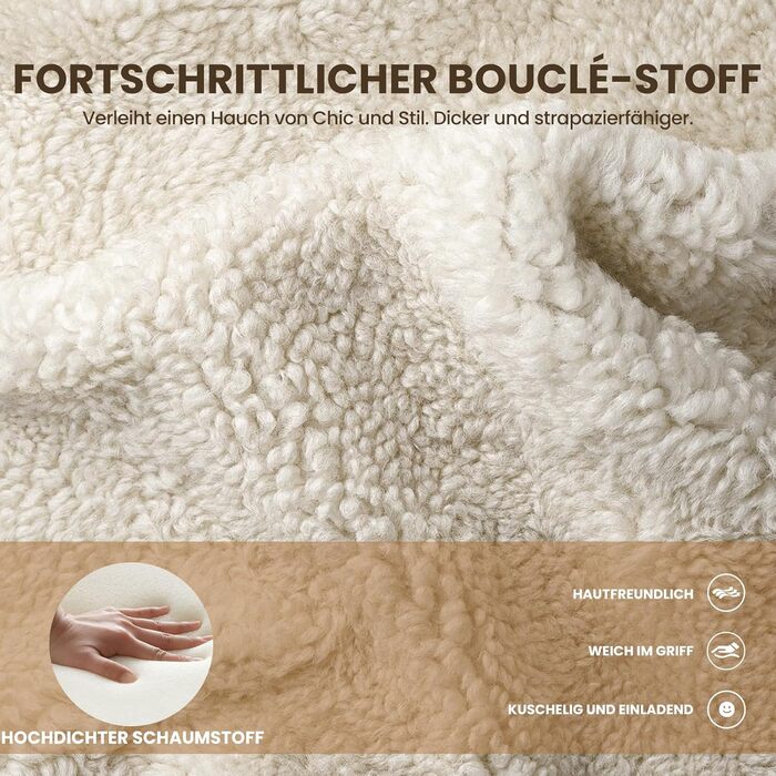 Сучасне оксамитове крісло COLAMY з м&39якою спинкою, м&39яке крісло для вітальні, зручне кругле крісло для відпочинку з 3 ніжками для вітальні, спальні, куточка для читання, кремового кольору, комплект з