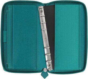 Органайзер Filofax 22536 Compact Saffiano Zip, аквамарин Одинарний