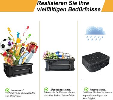 Задній велосипедний кошик HopesEager Pro, металевий