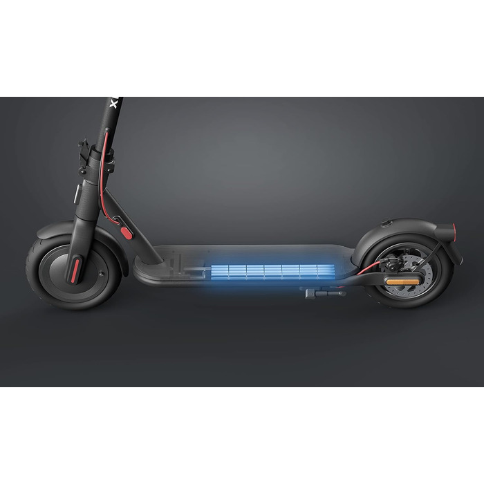 Складаний електросамокат з допуском до доріг, максимальною швидкістю 20 км/год - до 60 км, подвійною гальмівною системою, світлоді