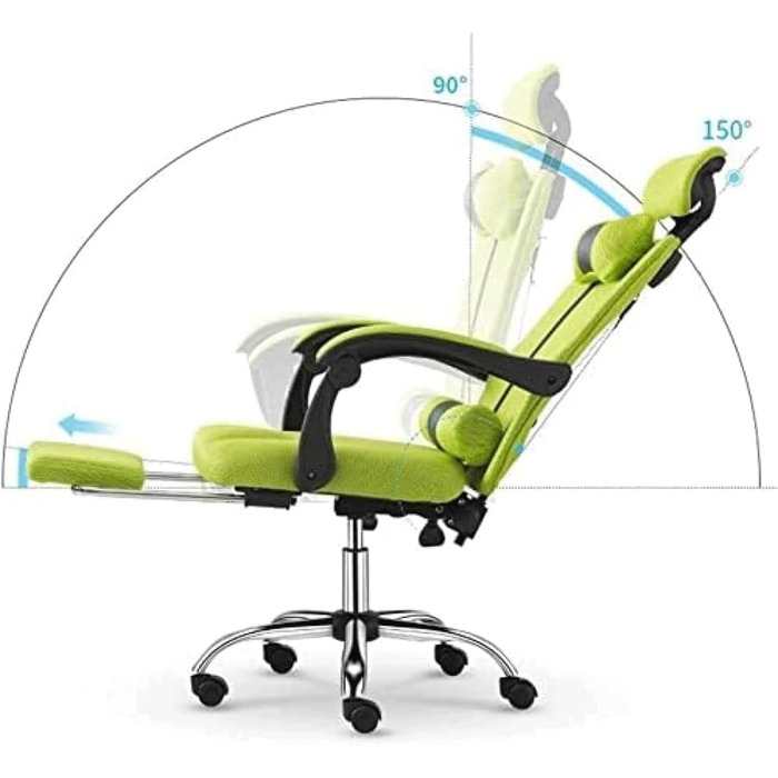 Ігрове крісло, комп&39ютерне крісло, крісло для домашнього офісу, регульоване крісло для кіберспорту, сітчасте крісло, підйомне та обертове крісло Boss