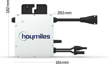 Балконна електростанція SUNNIVA 460 Вт ДВОФАЗІАЛЬНА FULLBLACK у комплекті з розеткою, інвертор HOYMILES 400 Вт, комплект фотоелектричної сонячної системи, двосторонній сонячний модуль N-типу зі скловолокна потужністю 460 Вт, кабель 5 м