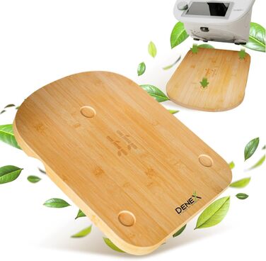 Розсувна дошка Denex для Thermomix TM6 TM5 - Високоякісний планер з преміального бамбука для Thermomix, -Дерев'яний планер Thermomix Ковзна дошка- Рулонна дошка для аксесуарів Thermomix TM6 TM5 Підкладкова дошка