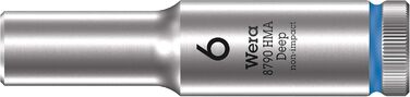 Набір головок Wera 05004525001 Deep, 1/4 привід, 9 предметів