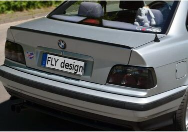 Задній спойлер, задня губа, губа-спойлер підходить для BMW E36 Coupe 3 серії, виготовлений між 1990 і 2000 роками, гнучкий, легкий, його можна мити, багато доступних кольорів (Arctissilber Met. (CC309)), 77777800