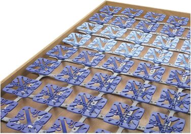 Система ліжка froli 19903 Star Mobil Spring Clip, змінна жорсткість, 80 x 200 см, синій колір