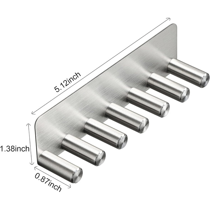 Електрична зубна щітка тримач голівки з нержавіючої сталі прикріплюється щіткотримач для 6 електричних головок щітки для ванної кі