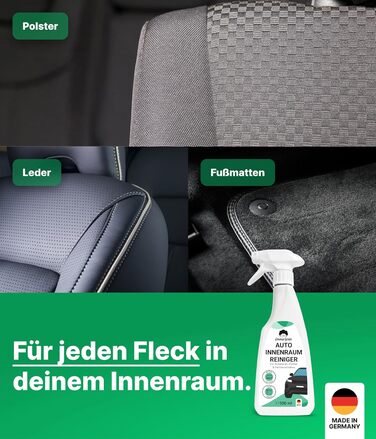 Набір засобів для чищення салону автомобіля 500 мл щітка та тканина з мікрофібри - Засіб для чищення салону автомобіля Cockpit Car