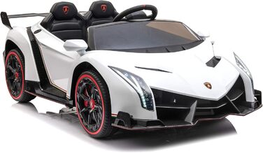 Дитячий автомобіль - Електромобіль Lamborghini Veneno - ліцензійний - 12V10AH, 4 двигуни - 2.4Ghz пульт дистанційного керування, M