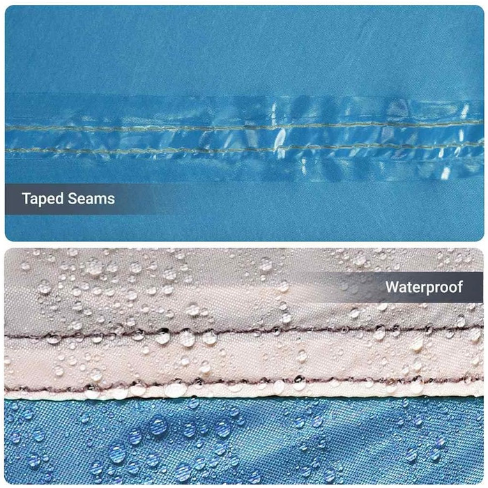 Сімейний намет vidaXL, кемпінговий намет, синій, 6-місний