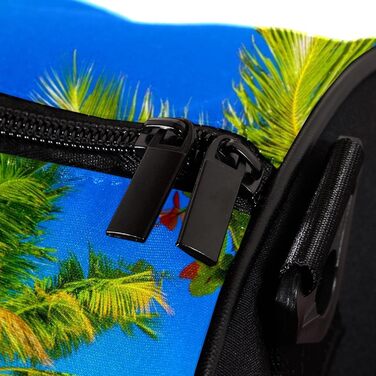 Спортивна сумка, маленька дорожня сумка, сумка для йоги, пляжу, фітнесу на природі, ручна поклажа. Сумка з дизайном Пальма та море.
